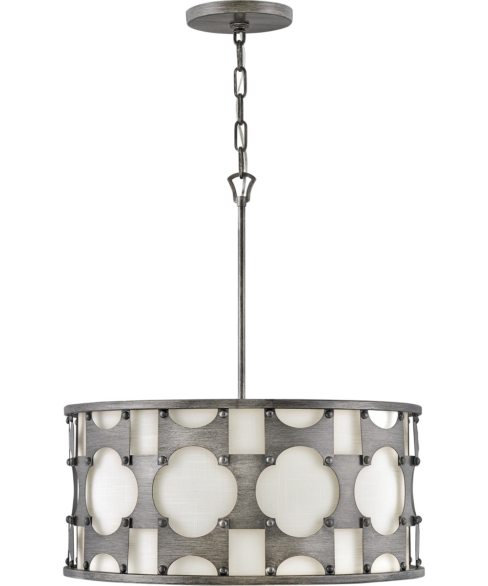 Carter 5-Light Medium Drum in Weathered Bronze