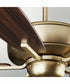 60" Breeze 60" Ceiling Fan Aged Brass