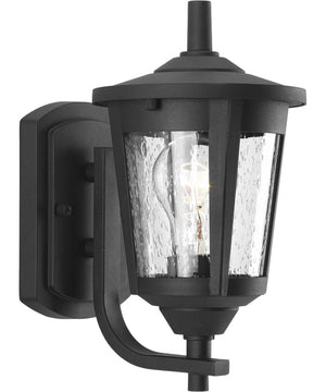 East Haven 1-Light Small Wall Lantern Textured Black