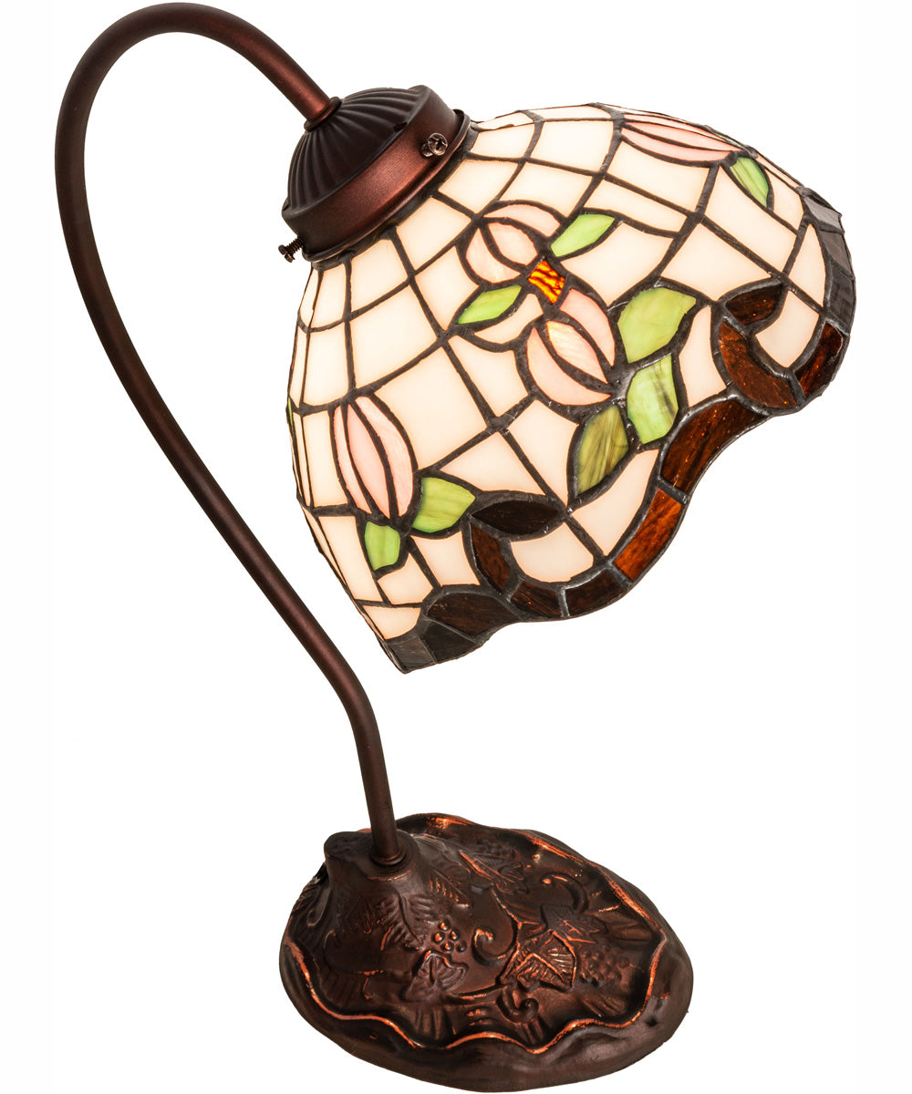 18" High Roseborder Desk Lamp