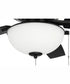 52" Outdoor Pro Plus 211 White 2-Light Indoor/Outdoor Ceiling Fan Flat Black