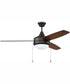 52" Phaze 3 Blade 2-Light Ceiling Fan Espresso