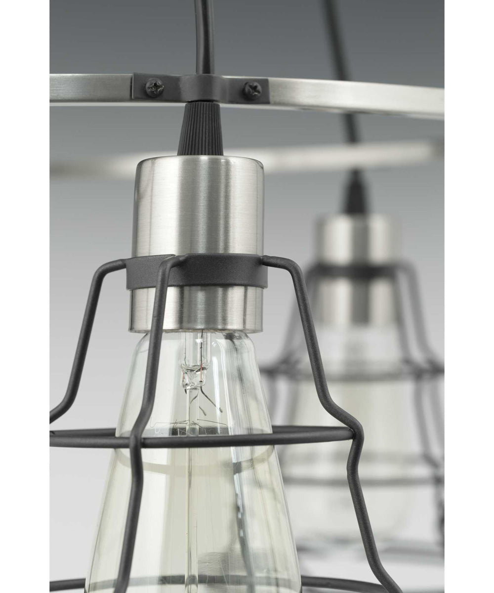 Gauge 1-Light Farmhouse Pendant Light Graphite