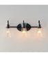 Ava 3-Light Bath Vanity Black