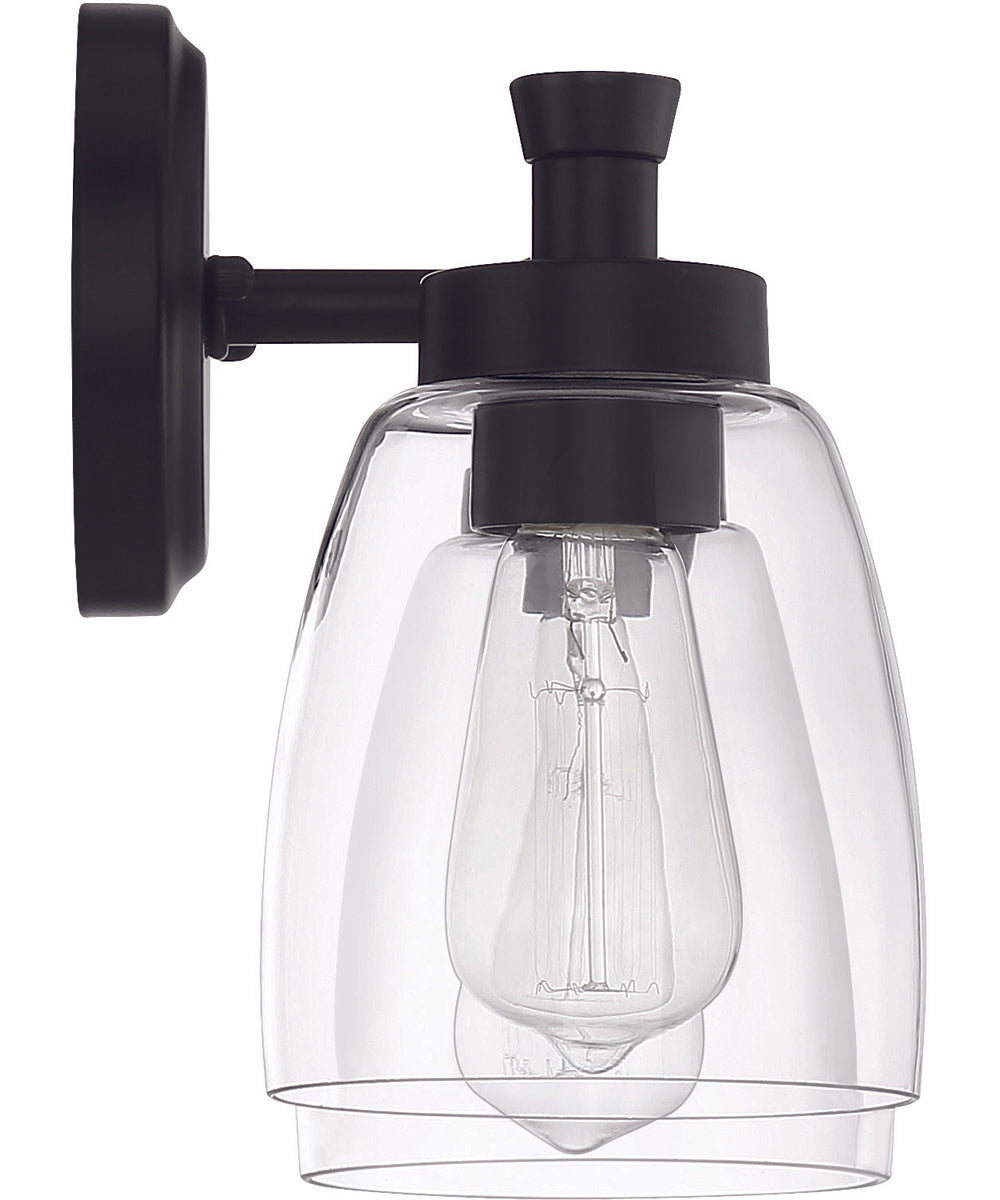 Henning 2-Light Vanity Flat Black