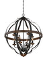 Siren 8-light Pendant Marcado Black