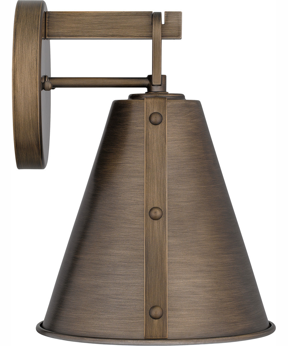 Hyde Medium 1-light Outdoor Wall Light  Coastal Armour Aluminum Burnished Bronze