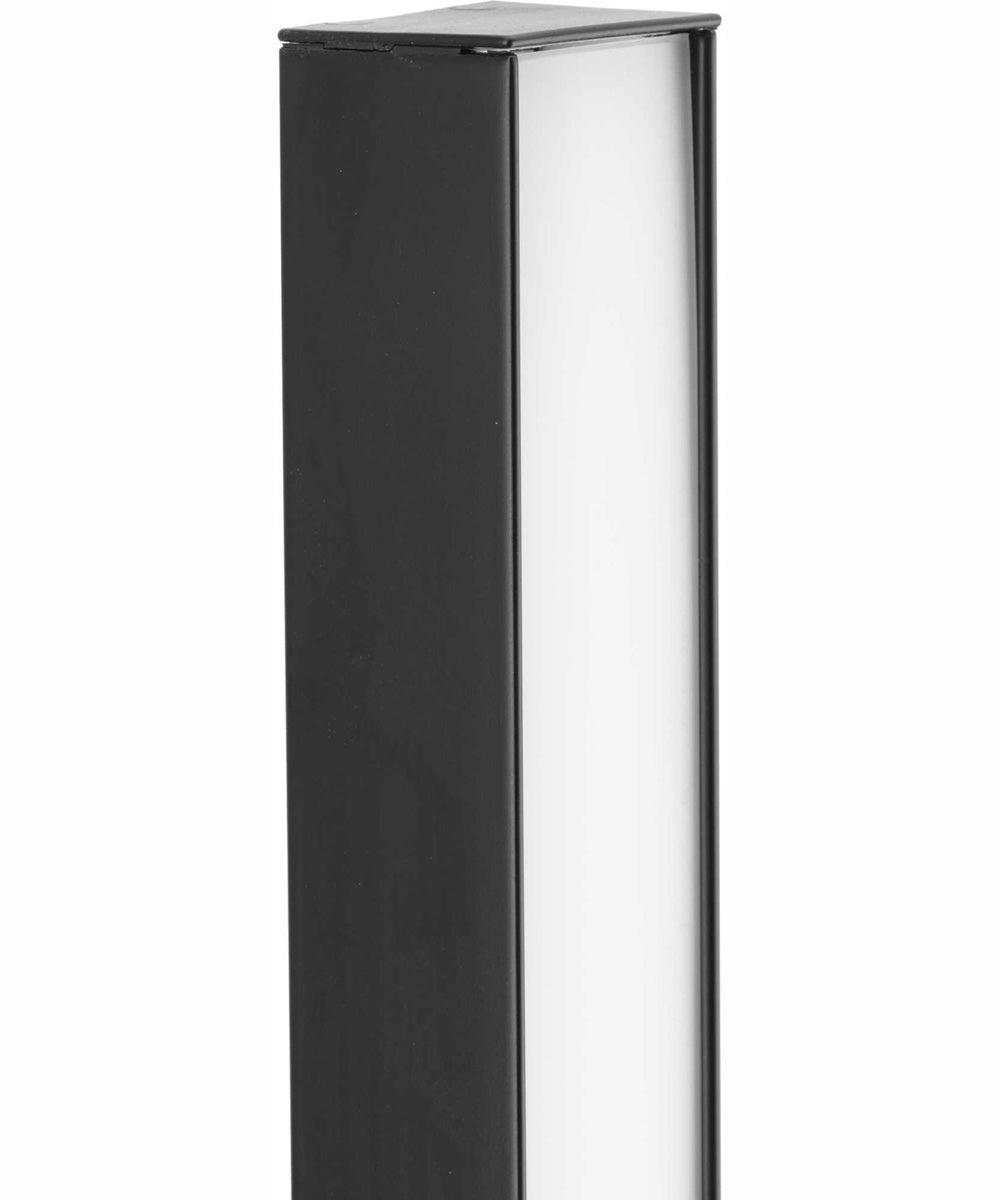 Phase 4 16 in. Small Modern Integrated 3CCT Integrated LED Linear Vanity Light Matte Black