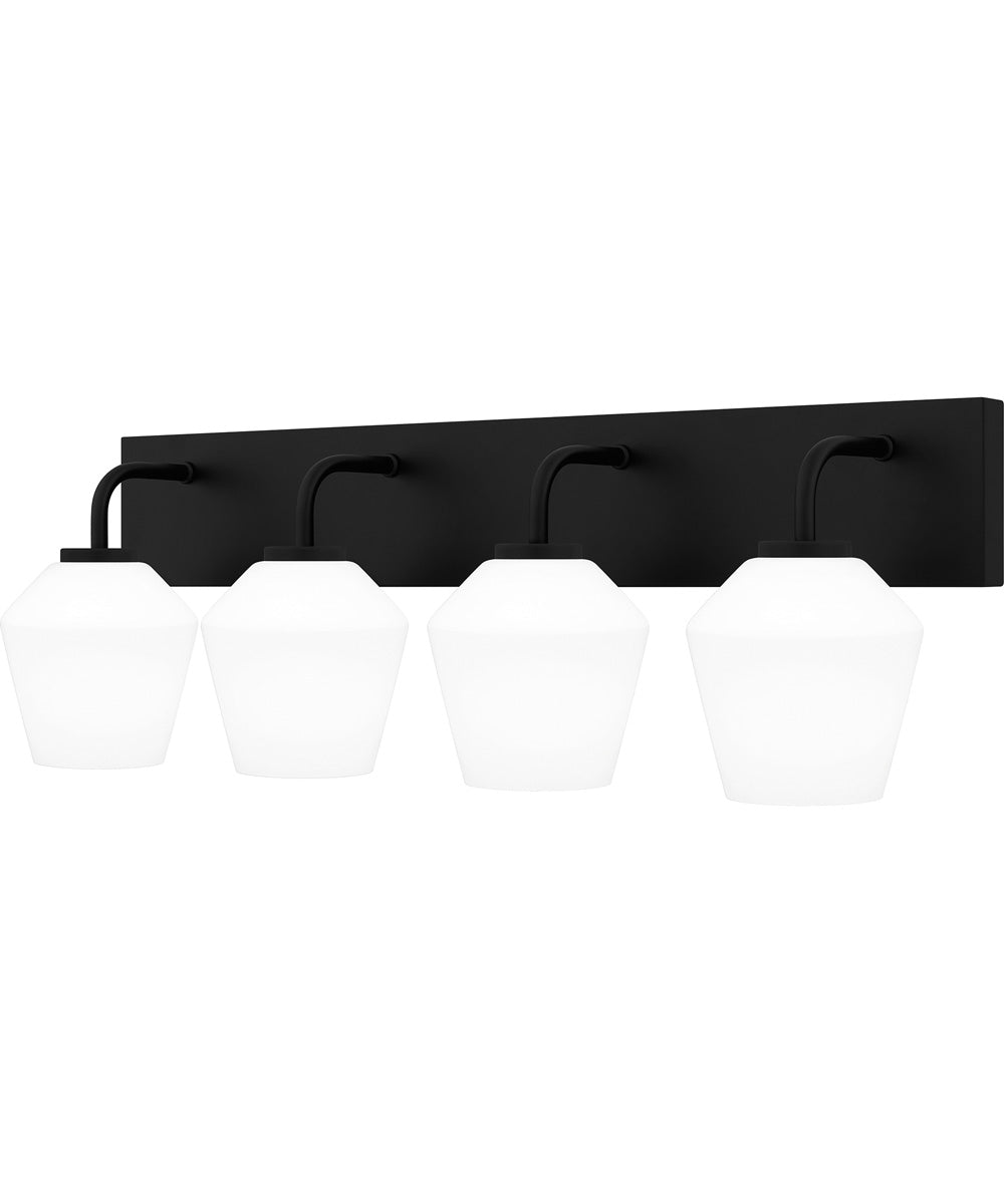 Nielson Extra Large 4-light Bath Light Matte Black