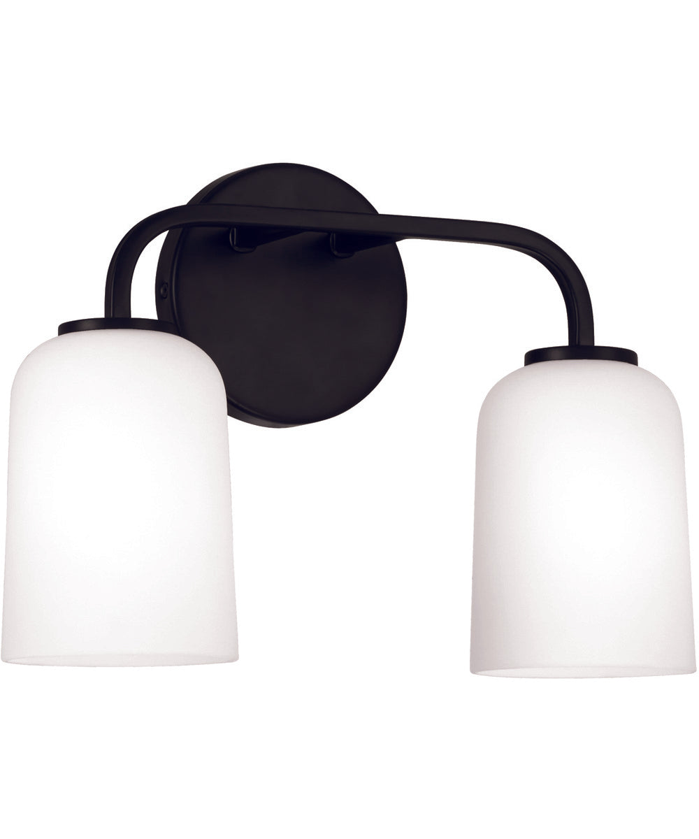 Lawson 2-Light Vanity Matte Black