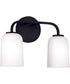 Lawson 2-Light Vanity Matte Black