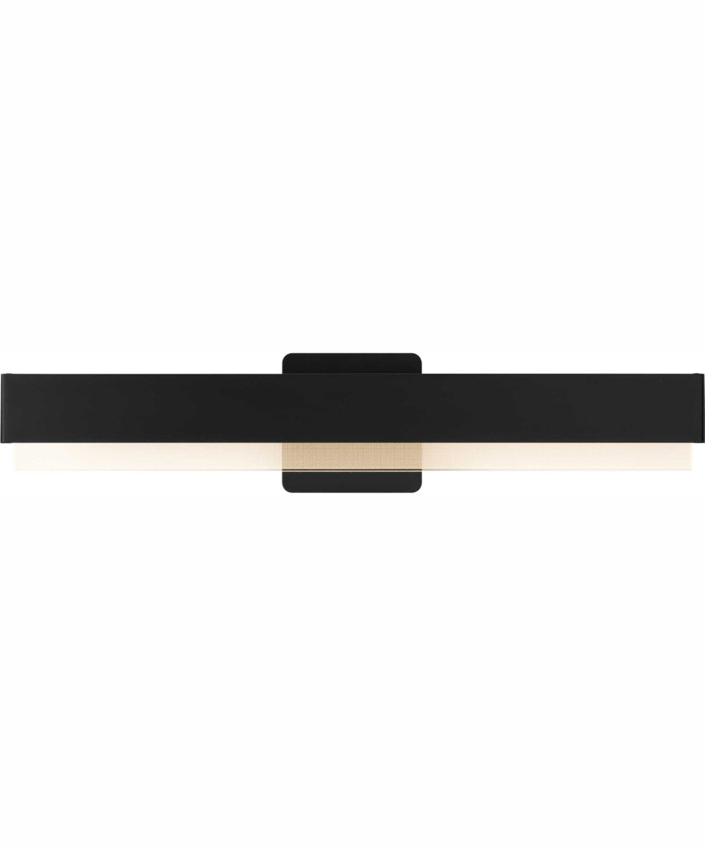 Semblance 24 in. Medium Modern 3CCT Integrated LED Linear Vanity Light Matte Black
