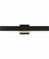 Semblance 24 in. Medium Modern 3CCT Integrated LED Linear Vanity Light Matte Black