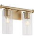 Tamara Day's Mercier 2-light Bath Vanity Light Aged Brass