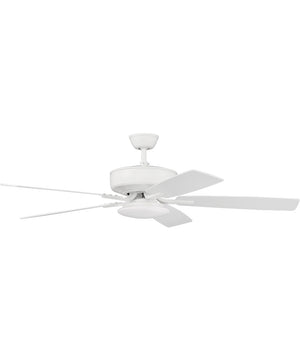 52" Pro Plus 112 Slim Light Kit 1-Light Specialty Ceiling Fan (Blades Included) White