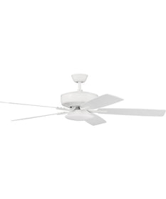 52" Pro Plus 112 Slim Light Kit 1-Light Specialty Ceiling Fan (Blades Included) White