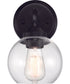 Glenda 1-Light Wall Sconce Flat Black
