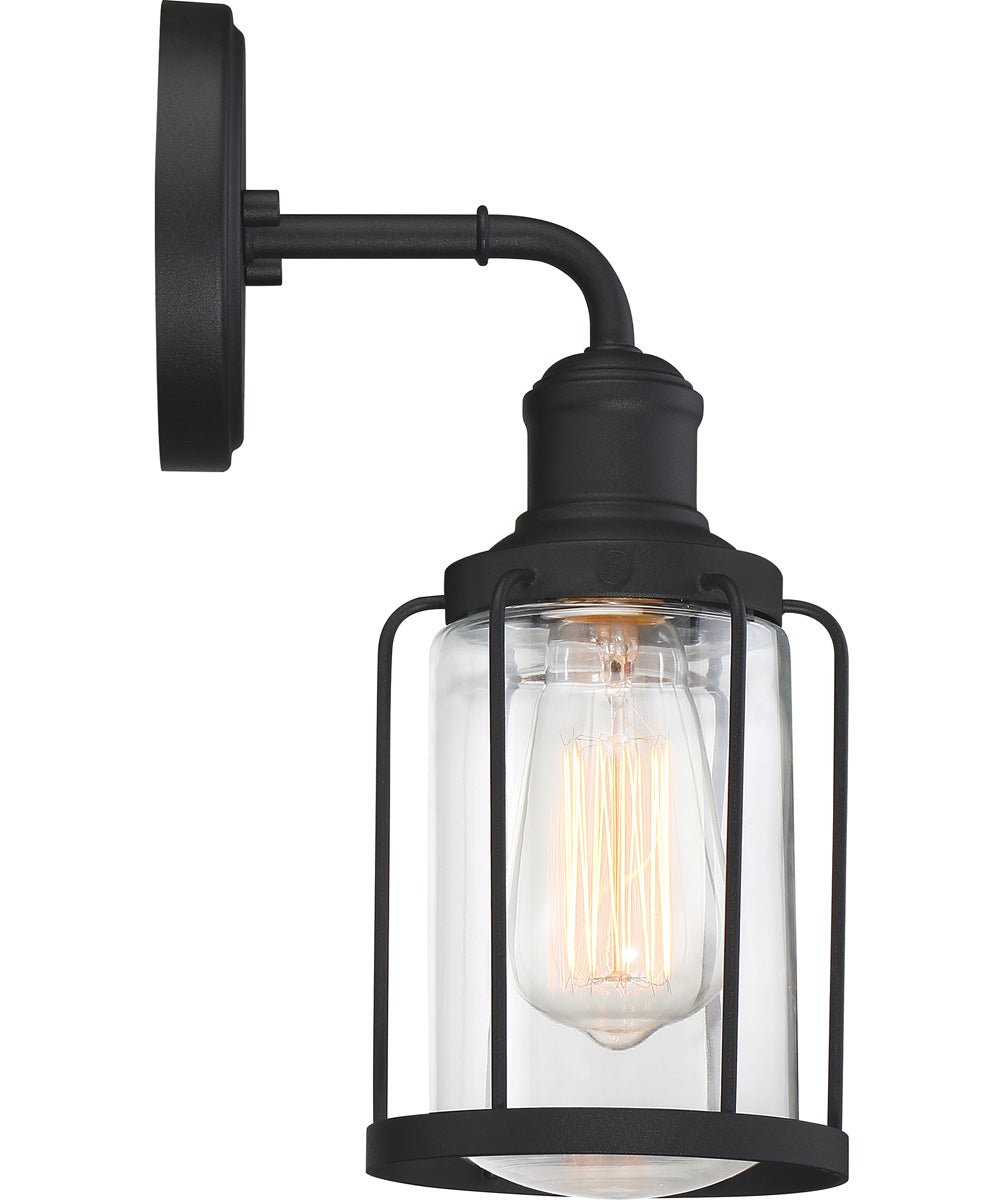 Ludlow Small 1-light Wall Sconce Earth Black