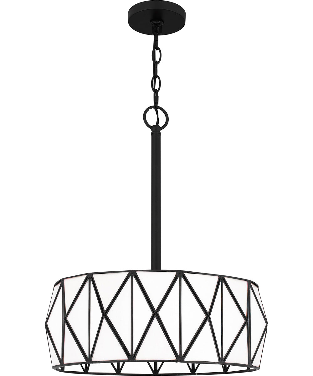 Jakarta 3-light Pendant Matte Black