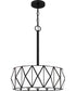 Jakarta 3-light Pendant Matte Black