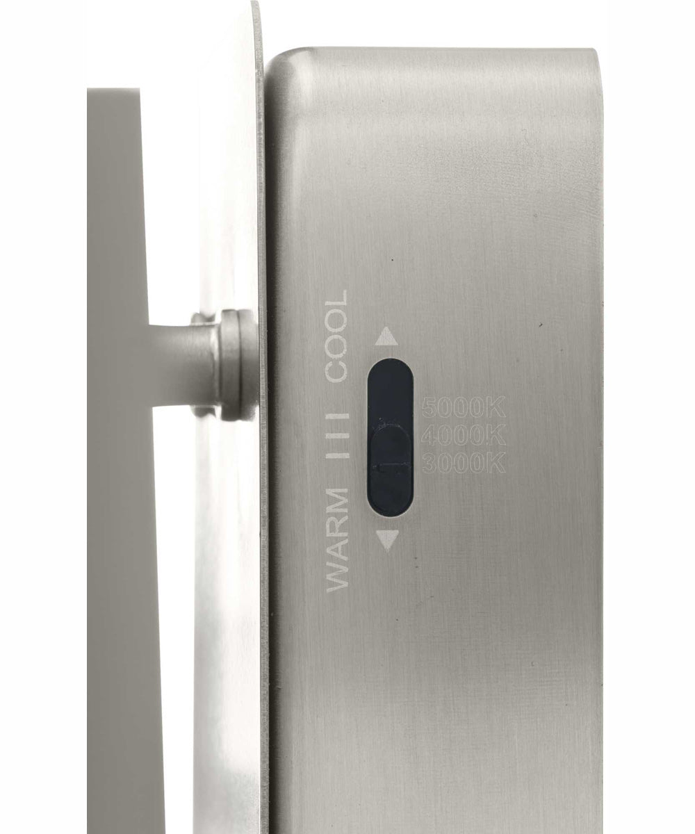 Semblance 32 in. Medium Modern 3CCT Integrated LED Linear Vanity Light Brushed Nickel