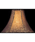 Lamp Shade Black Jacquard Shade - 7"Tx18"Bx12"Sl