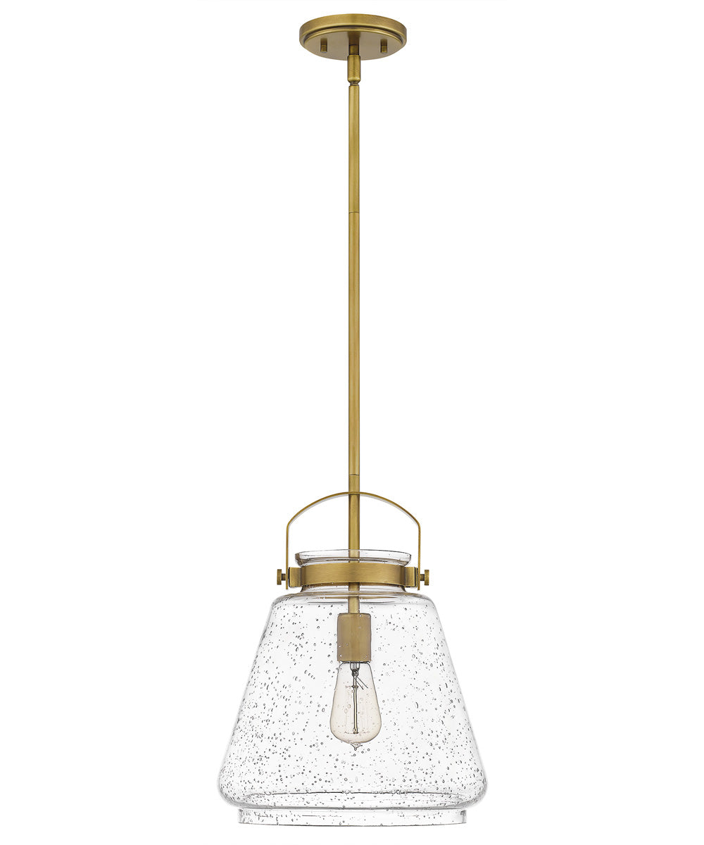 Stella Small 1-light Mini Pendant Weathered Brass