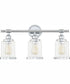 Dixie Large 3-light Bath Light Polished Chrome