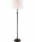 Sandoval 1-Light 3Pcs Floor & Table Lamp Set Orb/White Shade