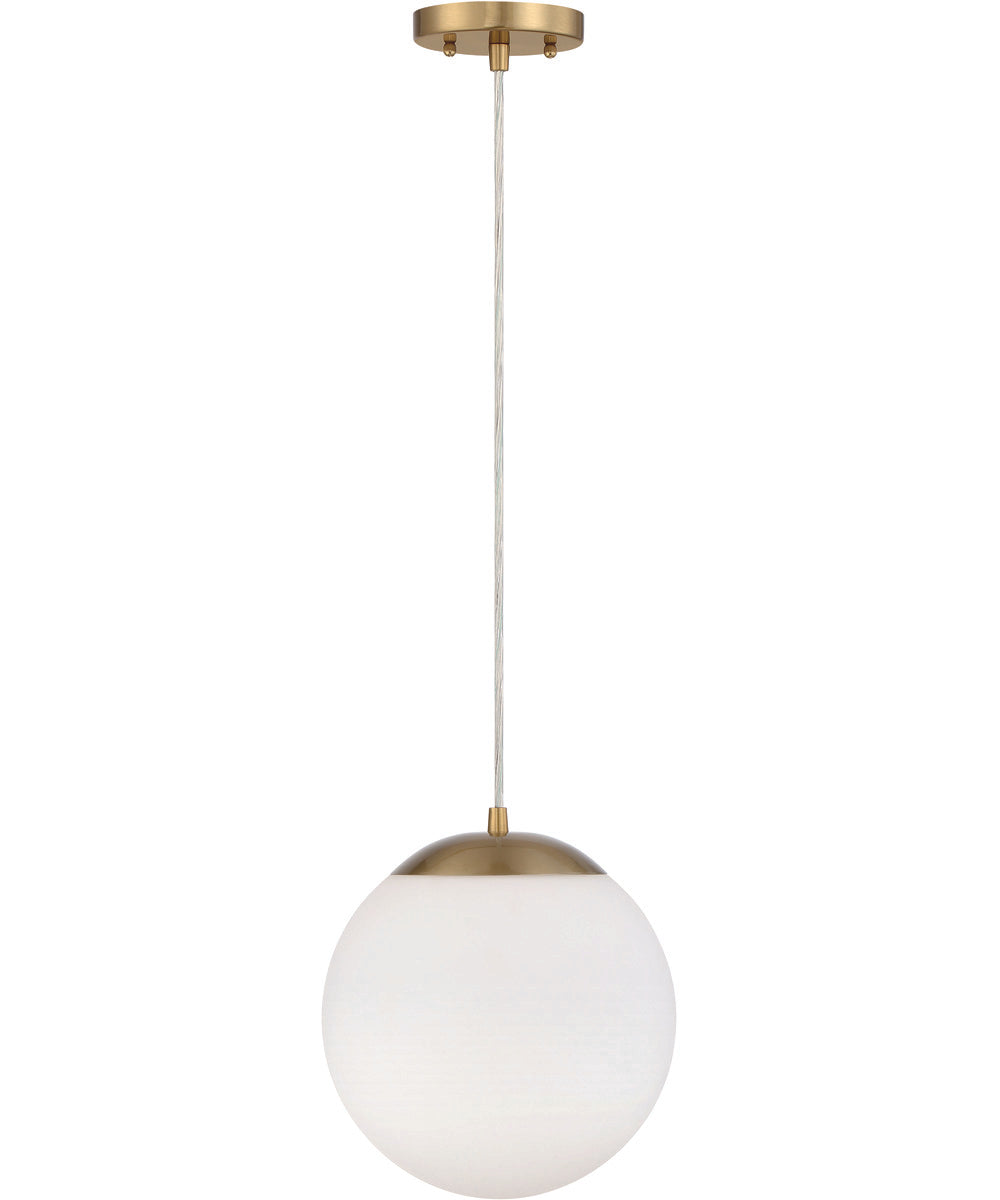 Gaze 1-Light Pendant Satin Brass