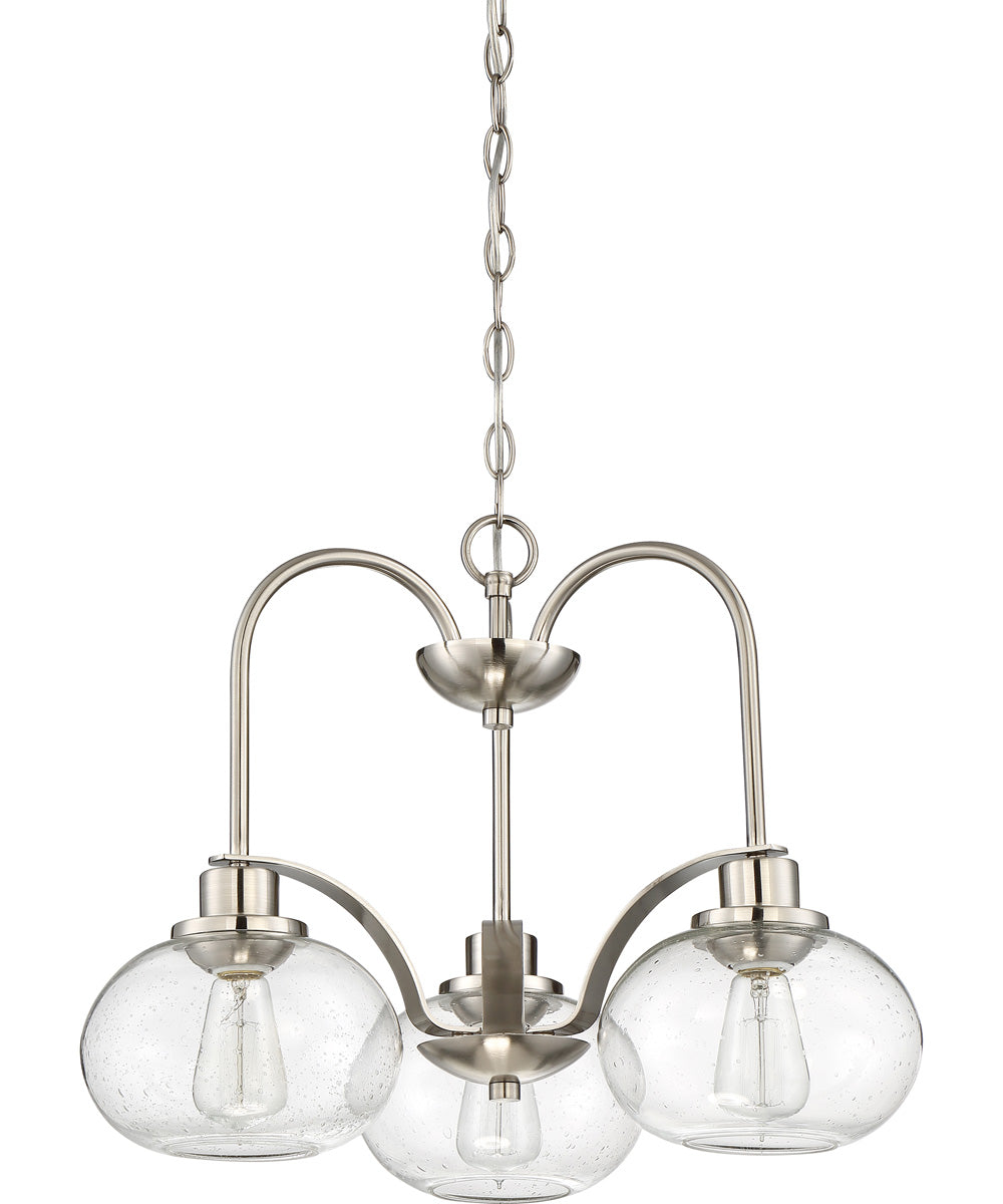 Trilogy 3-light Chandelier Brushed Nickel