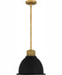 Quoizel Piccolo Pendant 1-light Mini Pendant Weathered Brass