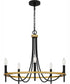Legare 5-light Chandelier Matte Black