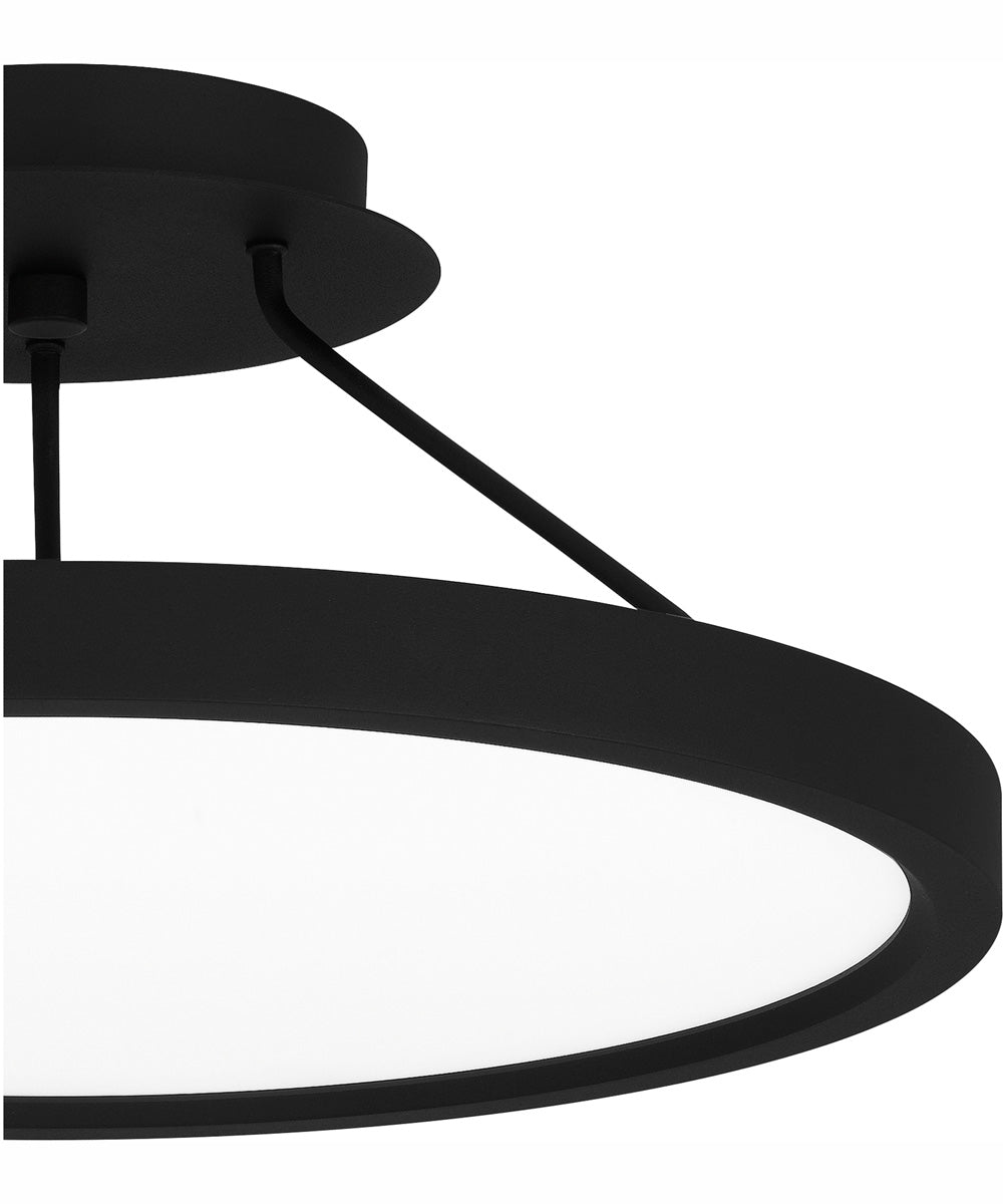 Outskirts Medium Semi Flush Mount Earth Black