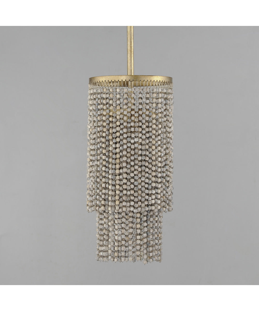 Fontaine 1-Light Pendant Golden Silver