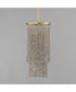 Fontaine 1-Light Pendant Golden Silver