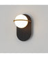 Revolve 1-Light LED Wall Sconce Black / Gold