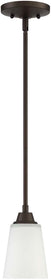 5"W Grace 1-Light Mini Pendant Light Espresso