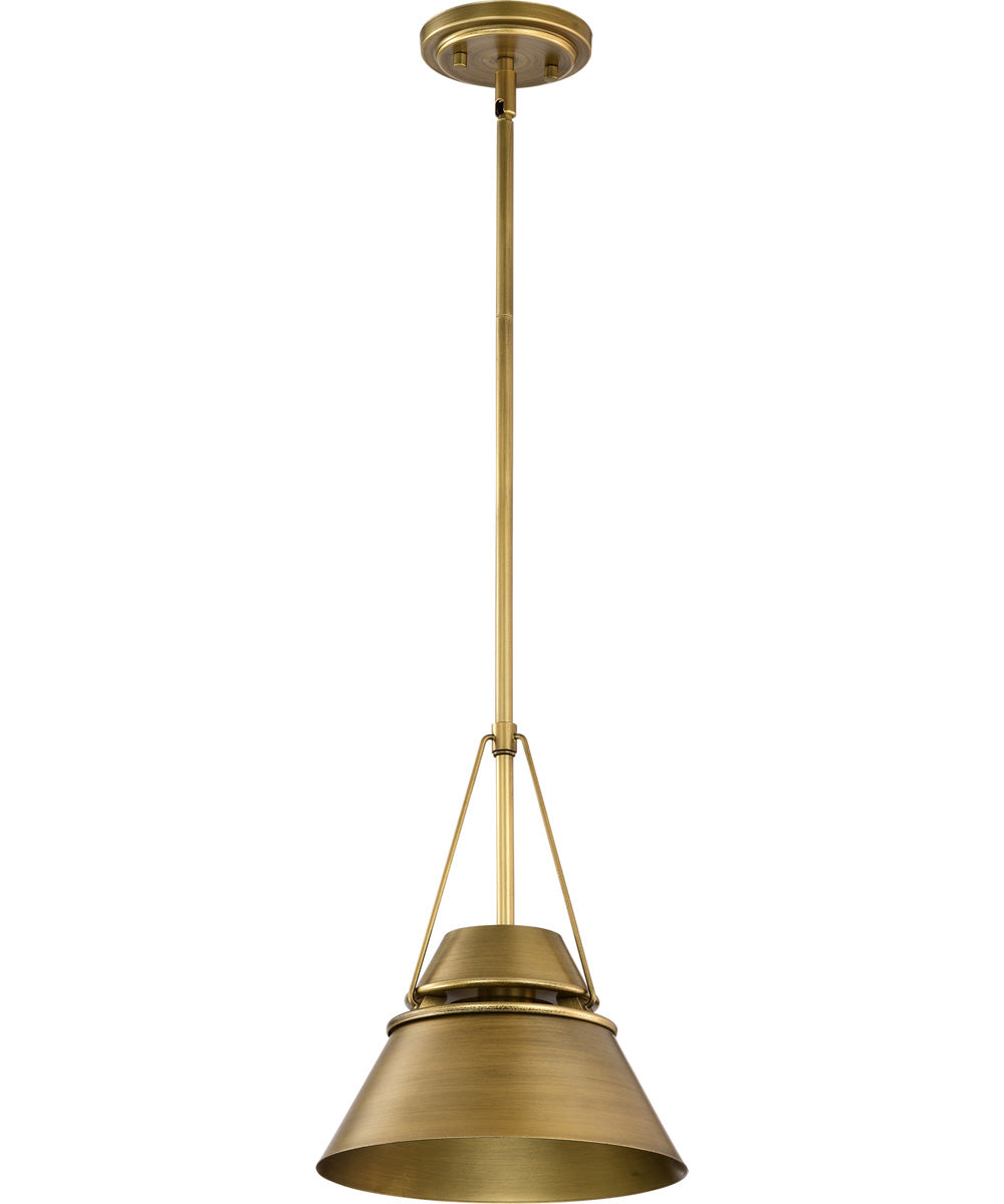 Adina 1-Light Pendant Natural Brass