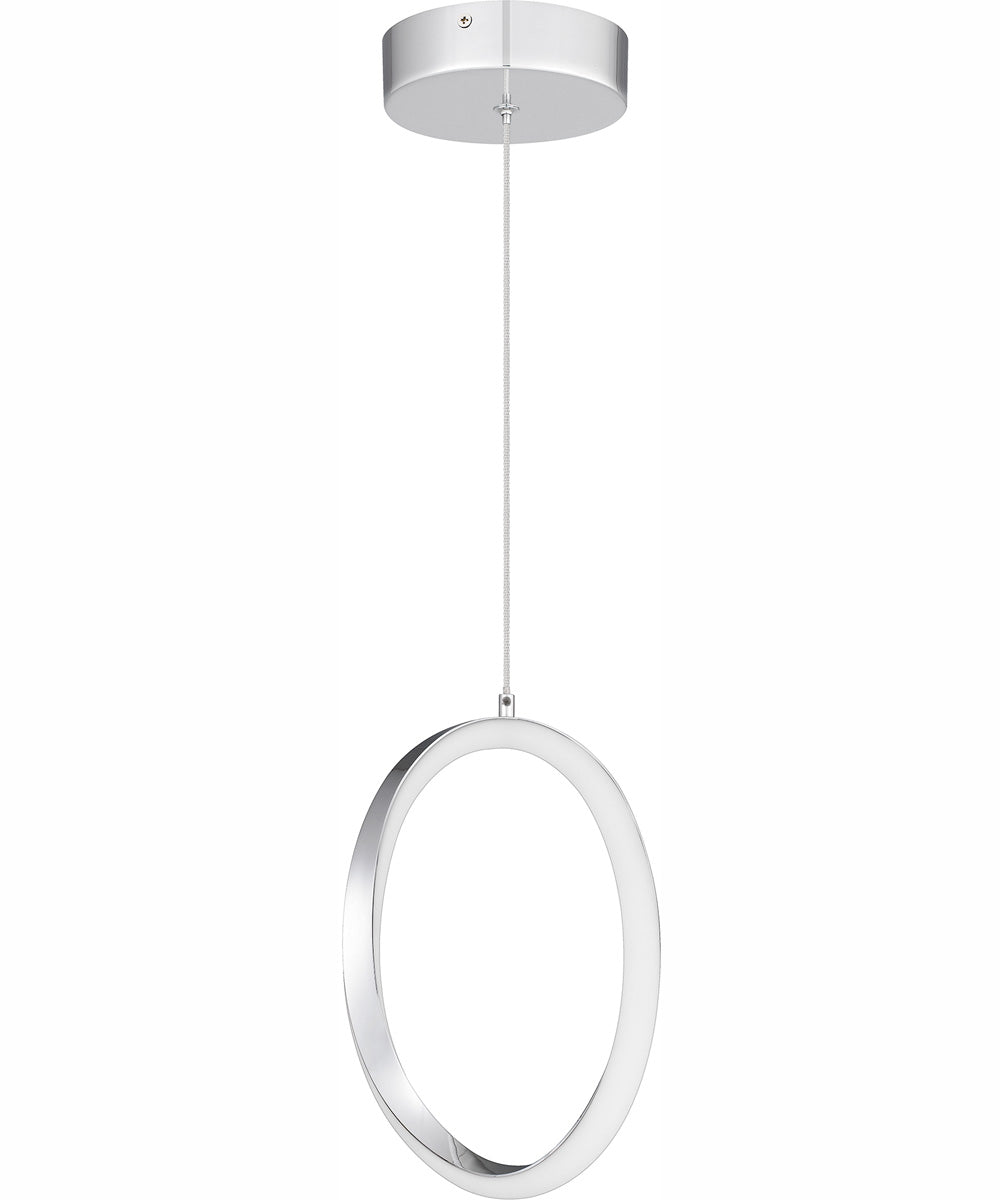 Senna Small Mini Pendant Polished Chrome