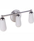 Riggs 3-Light Vanity Brushed Polished Nickel / Polished Nickel