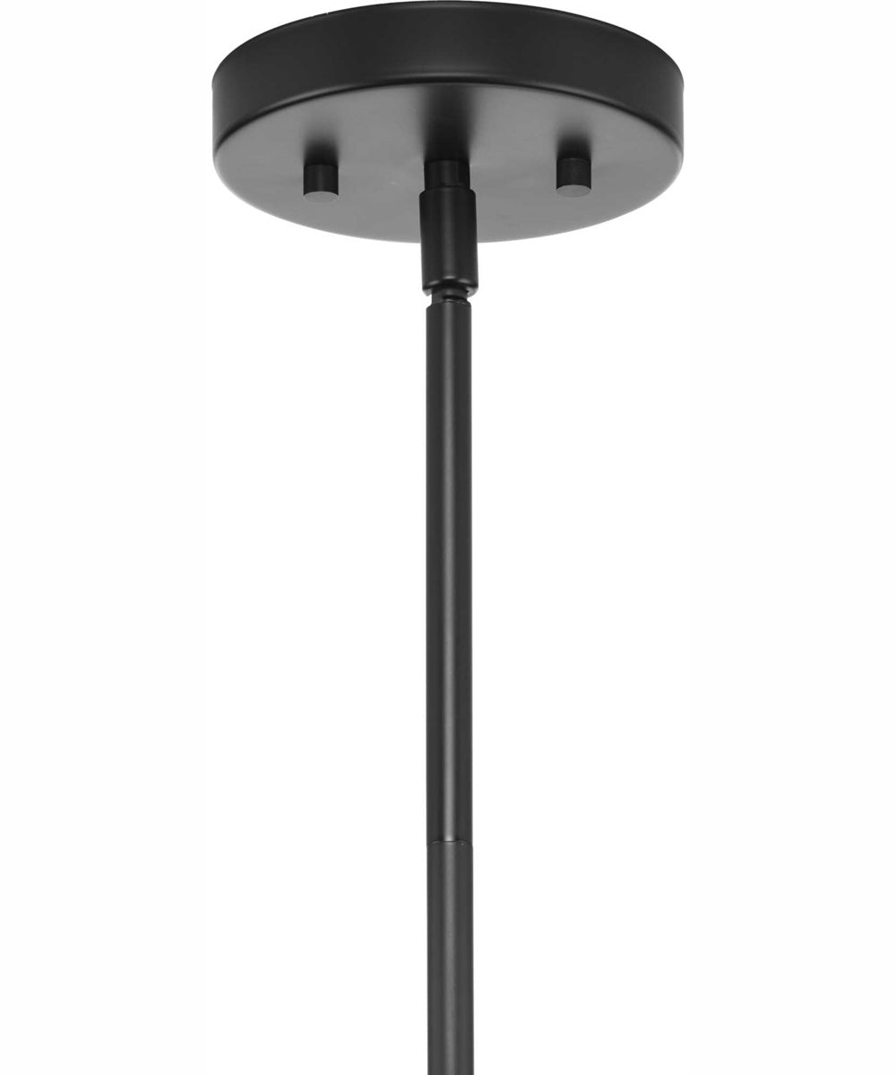 Atwell 5-Light Mid-Century Modern Chandelier Matte Black