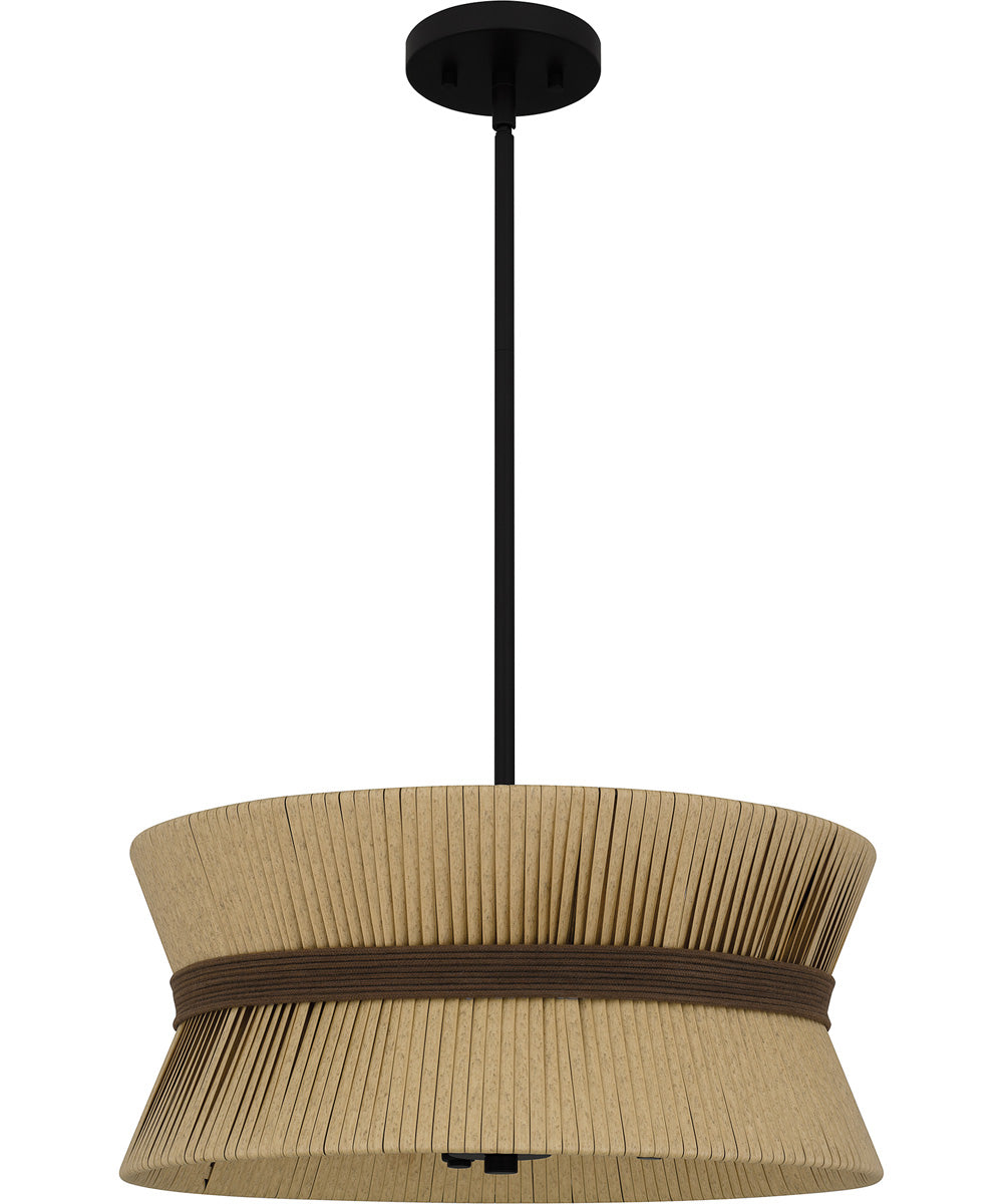 Quoizel Pendant Large 4-light Pendant Western Bronze