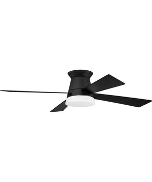 52" Revello 1-Light Specialty Ceiling Fan (Blades Included) Flat Black