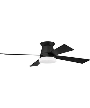 Revello 1-Light Specialty Ceiling Fan (Blades Included) Flat Black