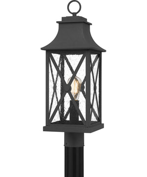 Ellerbee Large 1-light Outdoor Post Light Mottled Black