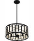 Quoizel Pendant Large 4-light Pendant Matte Black
