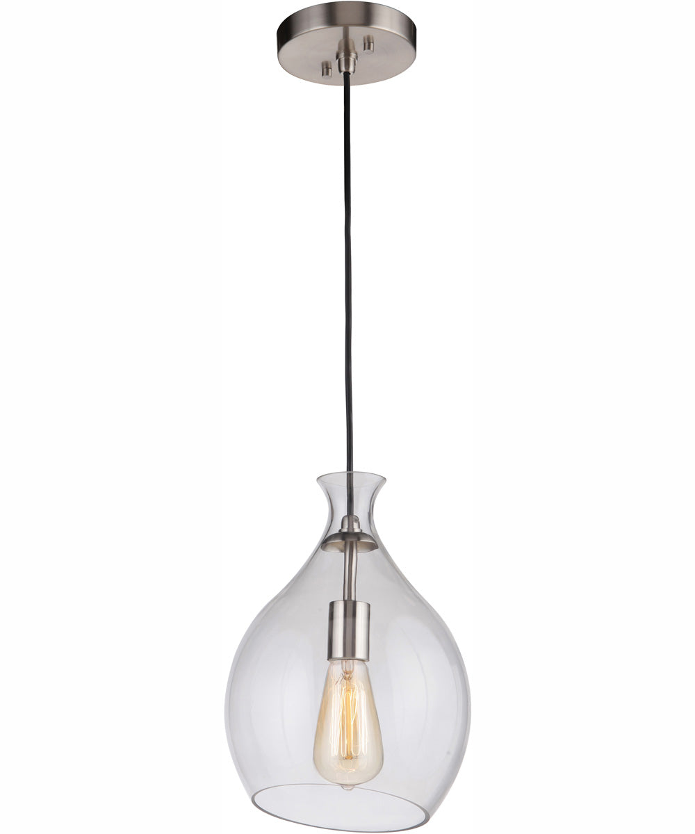 Pendant 1-Light Pendant Brushed Polished Nickel