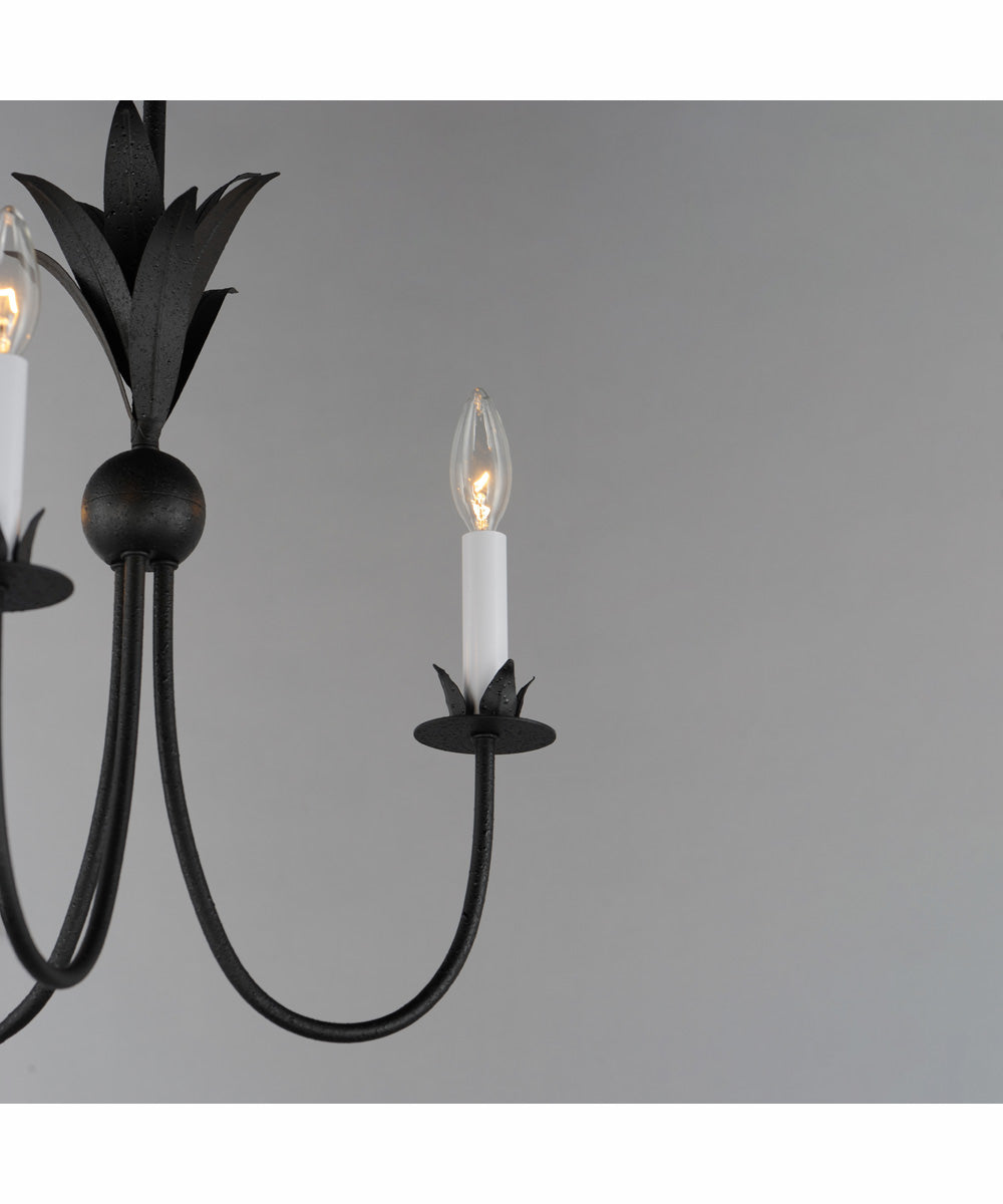 Paloma 3-Light Chandelier Anthracite
