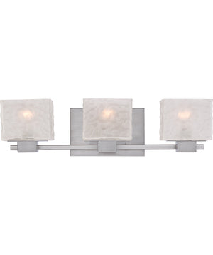 Melody Large 3-light Bath Light Brushed Nickel